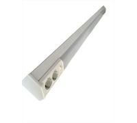 Homega 41366 reglette fluo t8 36w g13 con 2 prese schuko + Interruttore 230v bia