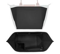 HomeGadget Organizer per Borsa Longchamp Taglia M - Organizzatore Le Pliage per Tasca da Donna - Interno per Shopper - Borsetta in feltro per Accessori - Nero