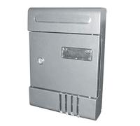 Cassetta postale condominio 20,5x6,5x29 cm silver