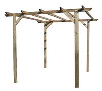 Pergola in legno impregnato 300x300xh220 cm