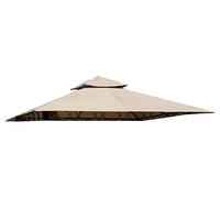 TOP TELO DI RICAMBIO PER GAZEBO ALLUMINIO IDA EDEN 3x3 CON AIR VENT CON PUNTE