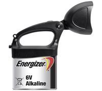 HOMEGARDEN - Torcia 4 Led ricaricabile Energizer luce bianca con cintino e batteria 4V