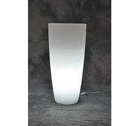 Vaso home light tondo d 33x70 cm ghiaccio bianco
