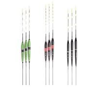 Homeilteds Galleggiante da Pesca Intelligente Night Galleggianti Luminosi da Pesca La Luce A LED Ricorda Automaticamente Il Galleggiante da Pesca 3 Colori tra Cui Scegliere Set (Color : Black 38.5cm)