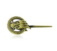 Homeilteds Mano del Re Authentic Prop Pin Badge Brooches Movie Jewelry Gift (Metal Color : Retro Gold)