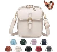 HomeJoySet Borsa A Tracolla In Pelle Urvashi Collaboration 2025 - Borsa A Tracolla Antifurto Con Design Sicuro(White)