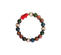 HomeJoySet Braccialetto con Ciondolo A Forma di Animale, Catenina con Perline di Vetro Colorate for Accessori Eleganti for Ricchezza E Fortuna(10mm)