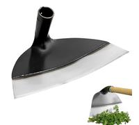 HomeJoySet Nuova Testa For Zappa Da Giardino In Acciaio For Impieghi Gravosi 2025 - Ideale For Diserbo, Allentamento E Sostituzione Del Terreno, Zappa Hula Da 31,5 Cm For Fattoria E Giardino(25.5CM)