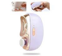 HomeJoySet Nuovo Tagliaunghie Elettrico 3 In 1 2025 Con Lucidatura - Tagliaunghie Illuminato For Neonati, Adulti E Anziani (bianco)(Purple)