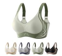 HomeJoySet Reggiseni Senza Ferretto da Donna for L'Estate 2025: Potenti Bralette Push-up A Copertura Totale E Comode(Green,XL)
