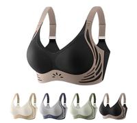 HomeJoySet Reggiseni Senza Ferretto da Donna for L'Estate 2025: Potenti Bralette Push-up A Copertura Totale E Comode(Black,XL)