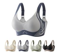 HomeJoySet Reggiseni Senza Ferretto da Donna for L'Estate 2025: Potenti Bralette Push-up A Copertura Totale E Comode(Blue,XL)