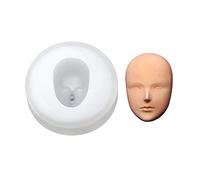 HomeJoySet Stampo In Silicone 3D For Argilla Morbida, Stampi For Volti Di Bambole - Decorazioni For Torte, Cioccolato, Caramelle, Cupcake, Strumenti For La Fabbricazione Di Sapone(I)