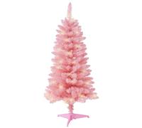 HomeKaren Albero di Natale artificiale pre-illuminato, 120 cm, alimentato a batteria, con 70 LED, 210 rami, mini decorazione per interni ed esterni