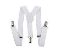 Homeking - Bretelle elastiche a Y con attacco a molletta, da adulto, unisex, regolabili, colori fluo