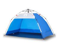 HOMELEN Beach Tent 2 persone Azure Blue Waterproof Instant Setup Sand Anchor System - Quick Release Pop Up Shelter for Beach Days, Backyard Play, Summer Outdoor Activities with Carry Bag