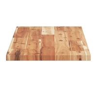 HOMELEN Scaffali sospesi per la parete, scaffali sospesi, 4 pezzi, 100 x 30 x 2 cm, in legno massello di acacia, trattati con olio, design moderno, spazio di archiviazione, costruzione stabile per