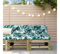 HOMELEN Set di 2 divani centrali da giardino, in legno di pino impregnato, set di mobili da giardino, mobili da giardino, set di intrattenimento, salone seduto e divano, adatto per giardini, terrazze