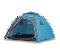 HOMELEN Tent Dome Blue Quick Release Waterproof Windproof Poliestere PU Coating Double Door E-Port Lightweight Portable Outdoor Family Camping Hiking Adventure Gear