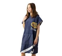 HOMELEVEL Accappatoio Bambino Ragazzo Piscina Nuoto - Poncho con Cappuccio e Tasca Bambina Ragazza - Accappatoi Bambini Teenager Spugna - Morbido