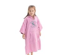 HOMELEVEL Accappatoio Bambino Ragazzo Piscina Nuoto - Poncho con Cappuccio e Tasca Bambina Ragazza - Accappatoi Bambini Teenager Spugna - Cotone 100%