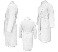 HOMELEVEL Accappatoio da viaggio in spugna, 100% cotone, taglie S-6 XL, per donne, uomini e donne, taglie forti, per sauna, viaggio