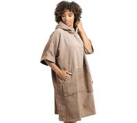 HOMELEVEL Accappatoio Poncho da Surf - Poncho Uomo Donna Surf - Vestaglia Pigiama - Felpa con Cappuccio Oversize Super Calda - Poncho Mare Cotone