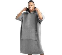 HOMELEVEL Accappatoio Poncho da Surf - Vestaglia Pigiama Uomo Donna - Felpa con Cappuccio Oversize Super Calda - Mare Cotone