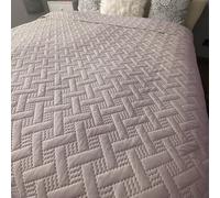 HOMELEVEL Copriletto Letto & Divano Throw Copriletto Coperte Giorno Weave Coperta Letto XXL Coperta Gettare Sopra Coperta Rosa Vecchio 240cm x 260cm