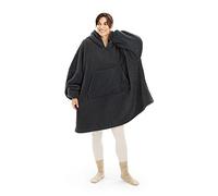 HOMELEVEL Felpa Oversize con Cappuccio Donna Uomo - Vestaglia Invernale Calda - Felpa XL con Tasca Marsupio - Felpe Coperta Pile Corallo - Hoodie Unisex