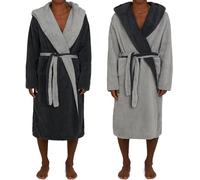 HOMELEVEL Vestaglia Uomo Invernale - Accappatoio Uomo con Cappuccio da Casa - Vestaglia Calda in Morbido Tessuto Sherpa - Design Reversibile con Tasche - Diverse Taglie e Colori