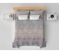 HomeLife Copriletto Singolo Estivo Cotone Piquet, 100% Made In Italy - Fresca Coperta Letto Singolo Estiva, Leggera e Traspirante per l'Estate con Allegra Fantasia Arcobaleno Beige, 170x280