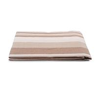 HomeLife Copriletto Singolo Primaverile Estivo a Righe [180X260] Made In Italy | Coperta Letto Singola Cotone Jacquard Rigata | Lenzuolo Copriletto Singolo Leggero | 1 P, Beige