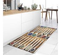 HomeLife il Tappeto Cucina Antiscivolo Lavabile in PVC, 100% Made in Italy: Scegli il Tappeto Passatoia Cucina Lavabile in Vinile e Proteggi i tuoi Pavimenti da Olio e Macchie Mestoli - 52X180