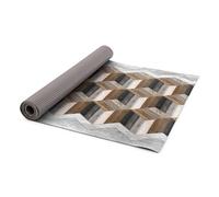 HomeLife Tappeto Cucina Antiscivolo Lavabile 52X140 Made in Italy | Passatoia Antimacchia in PVC Interni e Esterni Stampa Motivo Geometrico | Tappeti Runner Lungo in Gomma [140 cm]