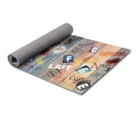 HomeLife Tappeto Cucina Antiscivolo Lavabile 52X400 Made in Italy | Passatoia Antimacchia in PVC Interni e Esterni Fantasia Vintage | Tappeti Runner Lungo in Gomma [400 cm]