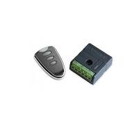 HomeLink - Ricevitore EU per cancello e porta del garage - Controller universale compatibile con auto europee con HomeLink, modulo relè a 1 canale, telecomando incluso, installazione facile