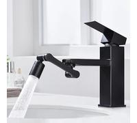 HOMELODY Rubinetto Bagno Nero Rubinetto Lavello