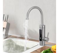 HOMELODY Rubinetto elettrico con scaldabagno 230V, Rubinetto cucina con scaldabagno cucina LED Rubinetto elettrico in acciaio inox