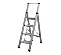 Homelux 710027 Scala domestica piatta, alluminio, 4 gradini Multicolore
