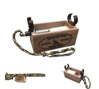 Homely - Chiamata a pulsante per addio al nubilato e supporto per pistola, in legno realizzato a mano, con suoni realistici, facile da trasportare per la caccia, richiamo di fusa e chiacchiere sugli