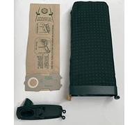 HOMELY Folletto Kobold Vorwerk VK121 Sacca Esterna Completa con Porta Sacchetti e 1 Sacchetto Omaggio - Ricambio per Sacchetti Folletto VK 121 - Accessorio Compatibile e Facile da Montare
