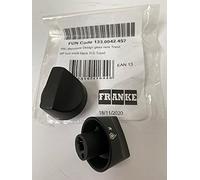 Homely R COMPATIBILI CON Franke 2 manopole design glass nera trend (prodotto originale) code 133.0042.457