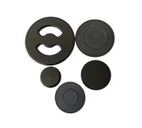 Homely - Spartifiamma Fornelli a Gas in Ghisa Smaltata - Piattelli Per Fornelli a Gas Ariston, Indesit, Hotpoint - Set 5 Fuochi (130 mm, 97 mm, 73 mm, 53 mm) - Made in Italy