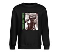 Homem The Smiths Meat is Murder Rock Legend Men's Pullover Sweatshirt Crewneck Black L