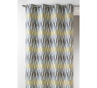HomeMaison 09341 - 8-al Tende Jacquard con Occhielli Rotondi Canon di Fucile 140 x 260 cm, Anatra Blu, 140 X 260