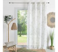 HomeMaison.com Tenda in Etamina - Tenda stampata - Tenda oscurante - Tenda di bambù - Tenda 140 x 240