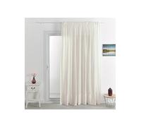 HomeMaison.com Tenda in voile con piomba, 240 x 240 cm, colore: Champagne