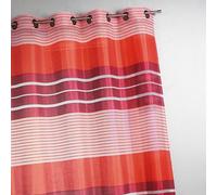 HomeMaison, Tenda con Strisce Orizzontali, Rosso, 140 x 240 cm