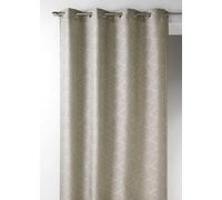 HomeMaison Tende Jacquard, con Occhielli Rotondi, Colore, 140 x 260 cm, Lino/Argento, 140 X 260